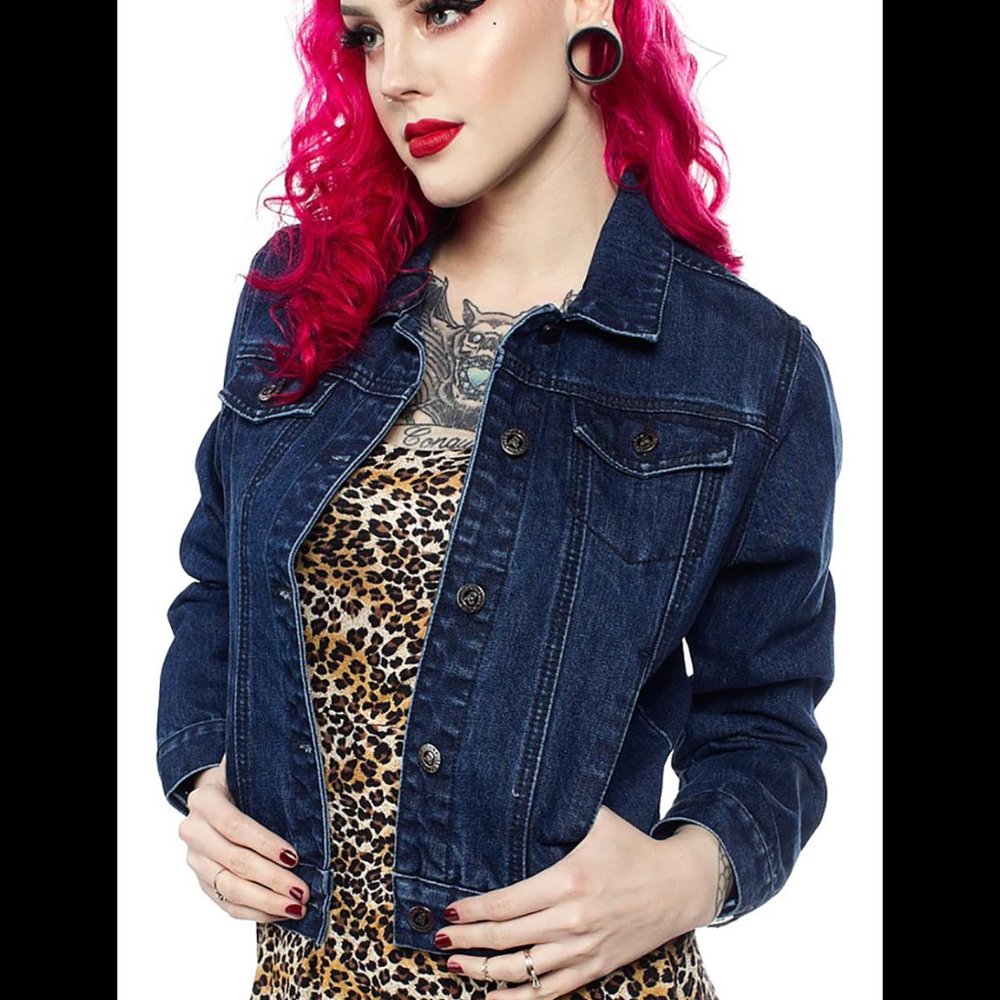 Essential Denim Jacket Sourpuss NWT